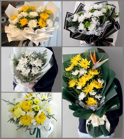 贵州毕节市黔西县金碧镇铧口村白事花束代送